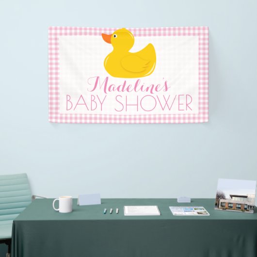 Rubber Ducky Baby Dusche Banner (Messeveranstaltung)