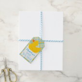Rubber Ducky Baby Dusche Geschenkanhänger (Mit Garn)