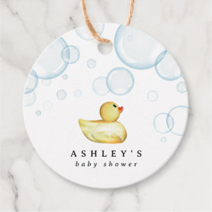 Rubber Ducky Baby Dusche Geschenkanhänger