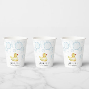 Rubber Ducky Baby Dusche Pappbecher