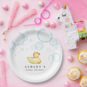 Rubber Ducky Baby Dusche Pappteller (Party)