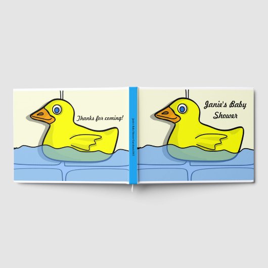 Rubber Ducky Baby Showbook Gästebuch (Voll)