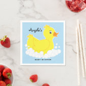Rubber Ducky Baby Shower Napkins Serviette (Beispiel)