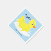 Rubber Ducky Baby Shower Napkins Serviette (Ecke)