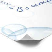 Rubber Ducky Baby Shower Welcome Sign Poster (Ecke)