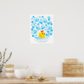 Rubber Ducky | Babydusche Gästebuch Print (Küche)