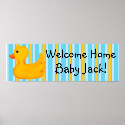 Rubber Ducky Banner Poster (Vorne)