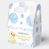 Rubber Ducky Birthday Favor Box Geschenkschachtel (Geöffnet)