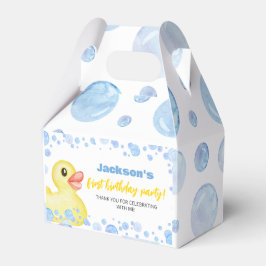 Rubber Ducky Birthday Favor Box Geschenkschachtel
