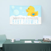 Rubber Ducky Bubble Bath Boy Baby Dusche Banner (Messeveranstaltung)