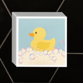 Rubber Ducky Bubbles Baby Dusche Serviette