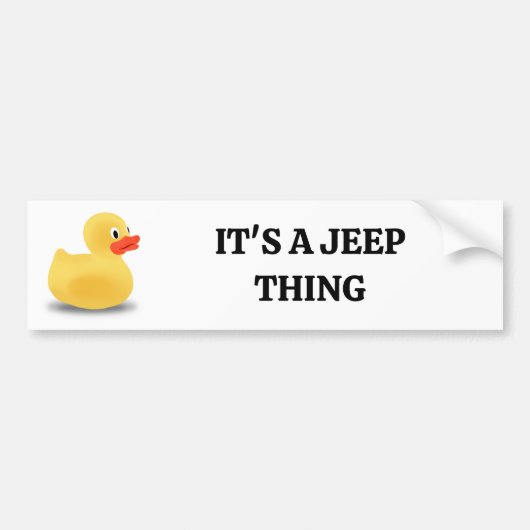 Rubber ducky bumper sticker autoaufkleber (Vorne)