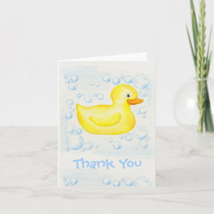 Rubber Ducky danke Karte