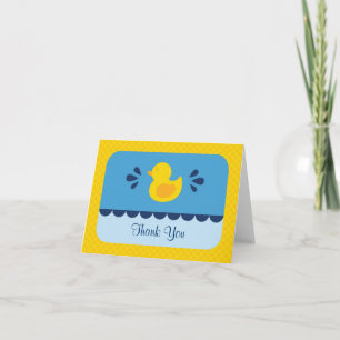 Rubber Ducky Danke-Karte Dankeskarte