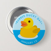Rubber Ducky Day Button (Vorne & Hinten)