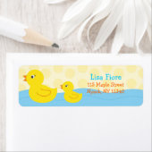 Rubber Ducky Duck Address Labels (Insitu)