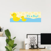 Rubber Ducky Duck Personalisierte Bannersignatur Poster (Heimbüro)