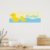 Rubber Ducky Duck Personalisierte Bannersignatur Poster (Küche)