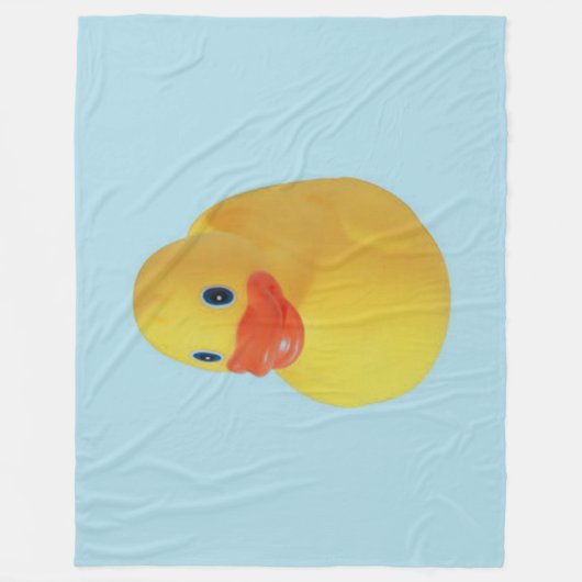 Rubber Ducky Fleecedecke (Vorderseite)