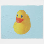 Rubber Ducky Fleecedecke (Vorderseite (Horizontal))