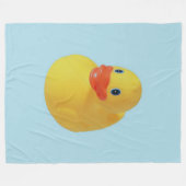 Rubber Ducky Fleecedecke (Vorderseite (Horizontal))