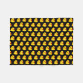 Rubber Ducky Fleecedecke (Vorderseite (Horizontal))