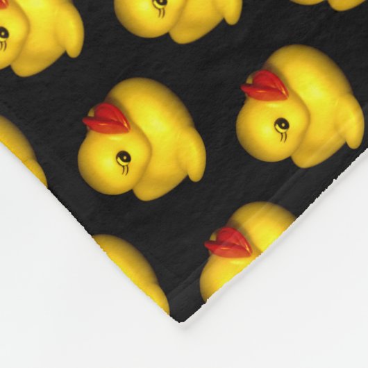 Rubber Ducky Fleecedecke (Ecke)