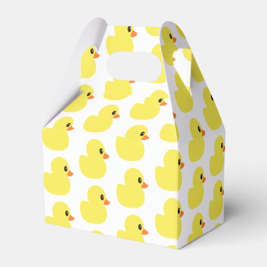 "Rubber Ducky" Gable Favor Box Geschenkschachtel (Rückseite)