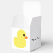 "Rubber Ducky" Gefälligkeitsbox Geschenkschachtel (Geöffnet)