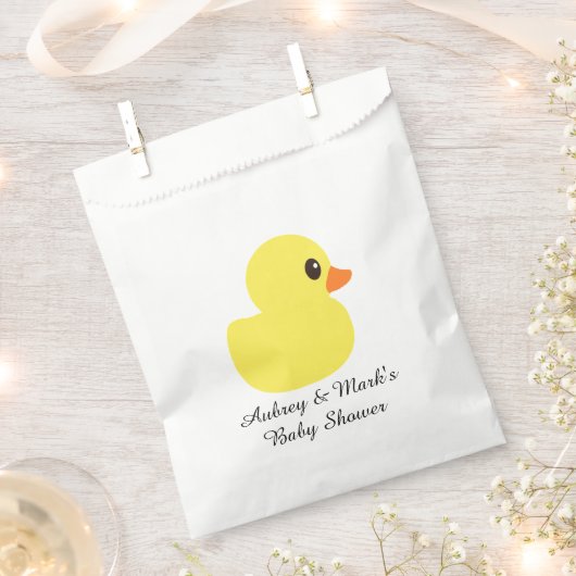 "Rubber Ducky" Gefälligkeitstaschen Geschenktütchen (Ausgeschnitten)