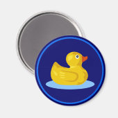 Rubber Ducky geht zum Schwimmen Magnet (Vorderseite/Rückseite)