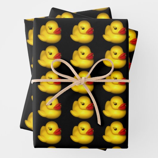 Rubber Ducky Geschenkpapier Set (Beispiel)