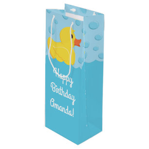 Rubber Ducky Geschenktüte Für Weinflaschen