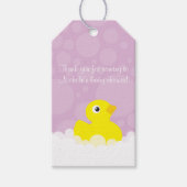Rubber Ducky Gift Tag - Lilac Geschenkanhänger (Vorderseite)
