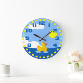 Rubber Ducky Große Wanduhr (Zuhause)