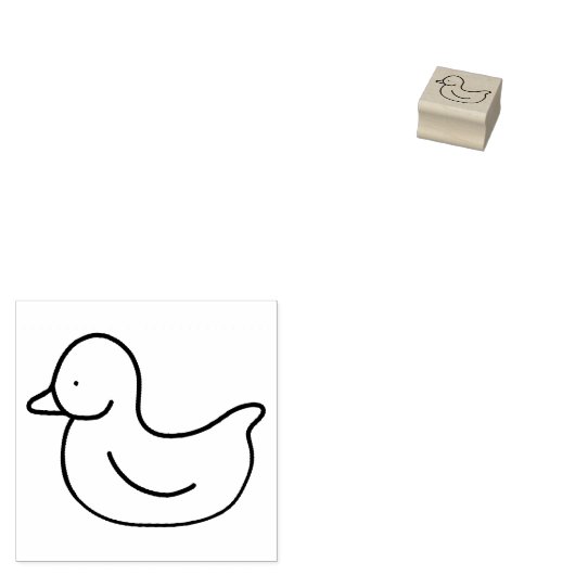 Rubber Ducky Gummistempel (Stempel)