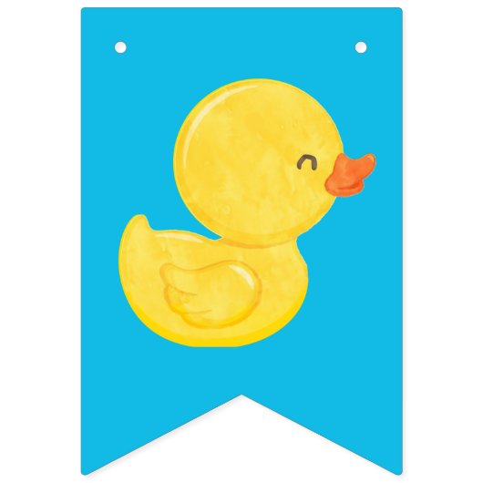 Rubber Ducky Happy 1. Geburtstag Banner (Erste Fahne)