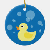 Rubber Ducky Keramik Ornament (Vorne)