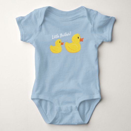 Rubber Ducky Little Brother Baby Strampler (Vorderseite)