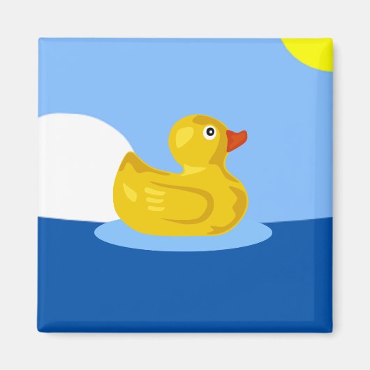 Rubber Ducky Magnet (Vorne)