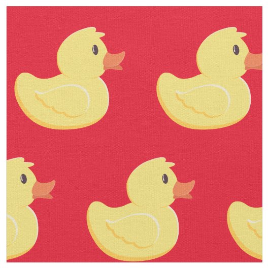 Rubber Ducky Niedlich Badezimmer Kinder Stoff (Nahaufnahme)