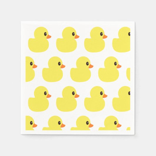 "Rubber Ducky Paper Napkins" Serviette (Vorderseite)