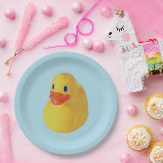 Rubber Ducky Pappteller (Party)