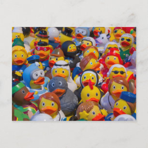 Rubber Ducky Parade Postkarte