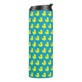 Rubber Ducky Pattern Tumbler Thermosbecher (Nach links gedreht)