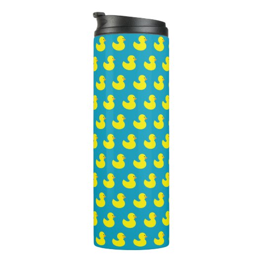 Rubber Ducky Pattern Tumbler Thermosbecher (Nach rechts gedreht)