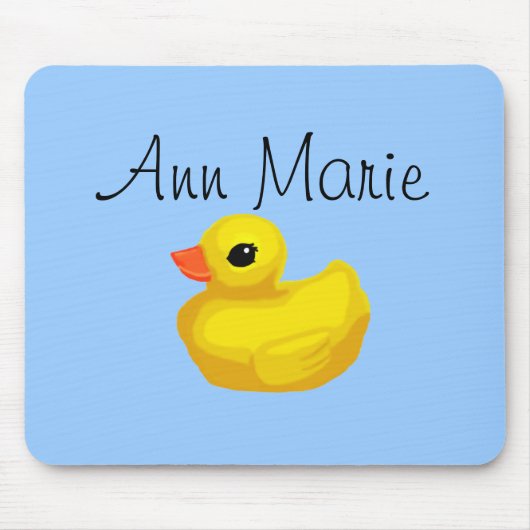 Rubber Ducky Personalisiert Mousepad (Vorne)