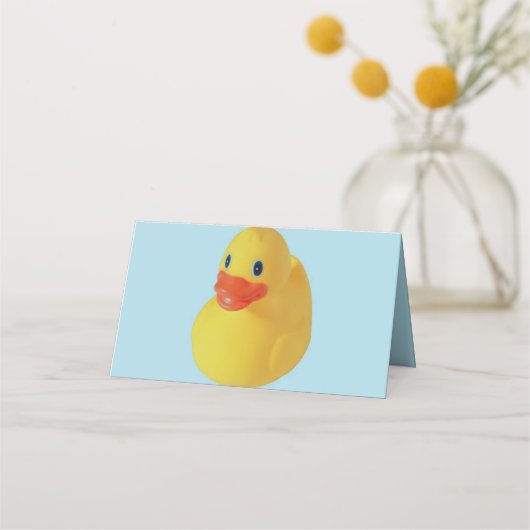 Rubber Ducky Platzkarte (Vorderseite)