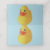 Rubber Ducky Platzkarte (Innenseite Aufgefaltet)