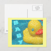 Rubber Ducky Postkarte (Vorne/Hinten)